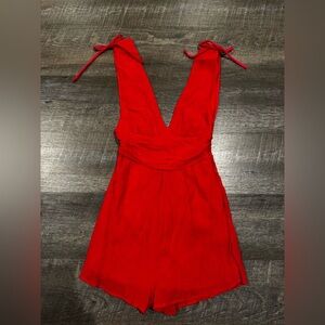 One Clothing Red romper